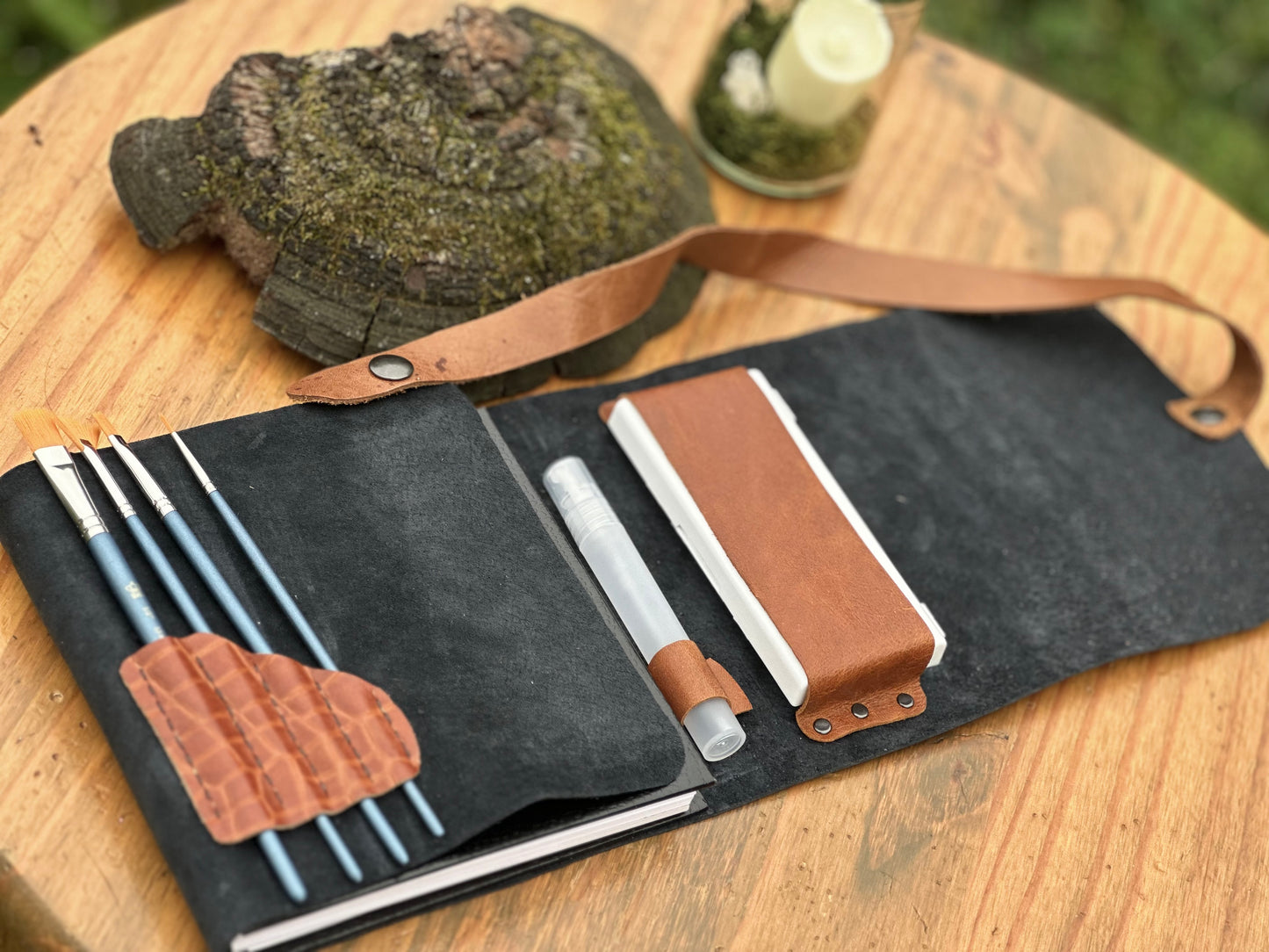 Leather On-The-Go Artist Set- Watercolor