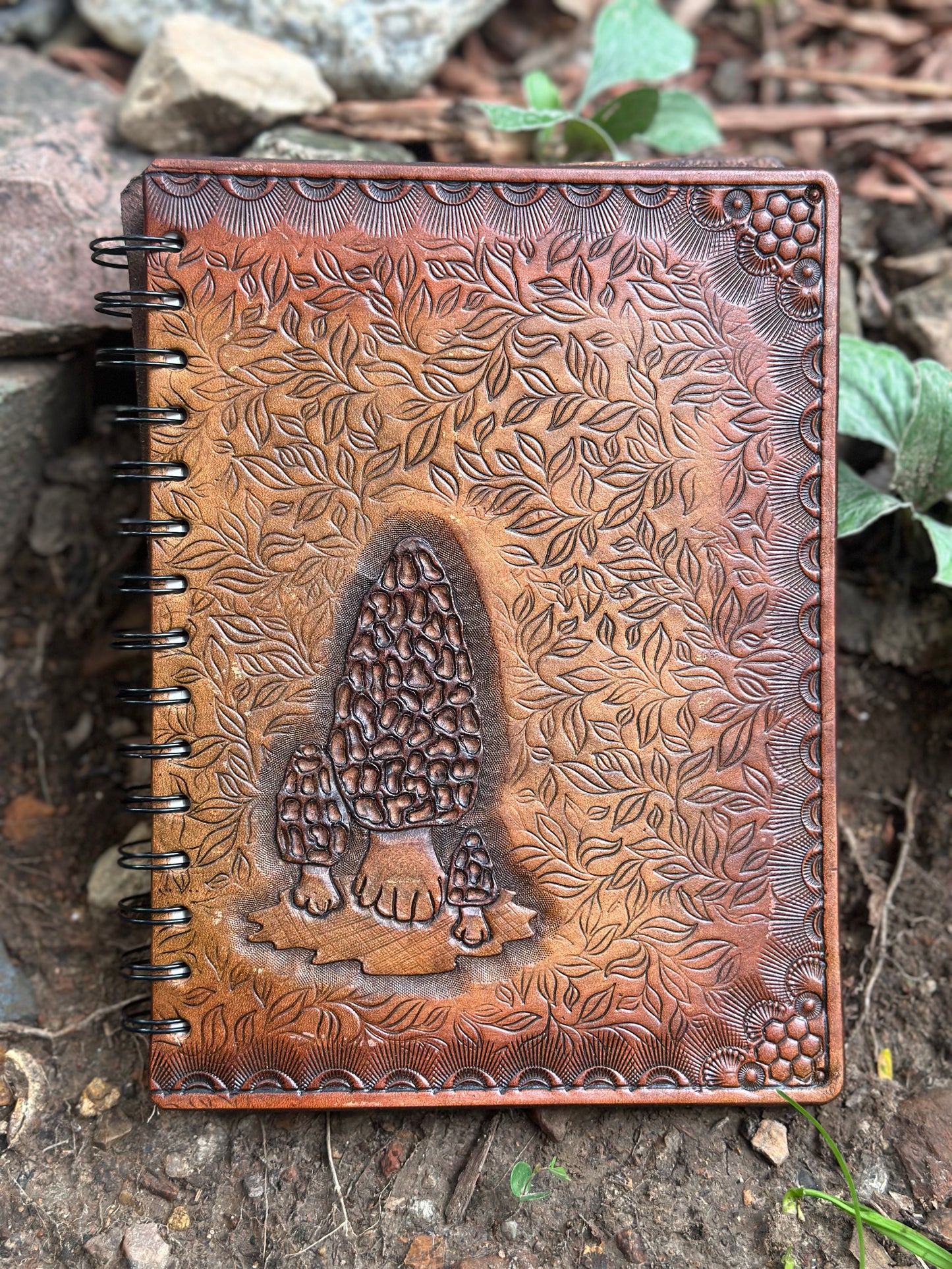 Leather Morel Sketchbook / Journal