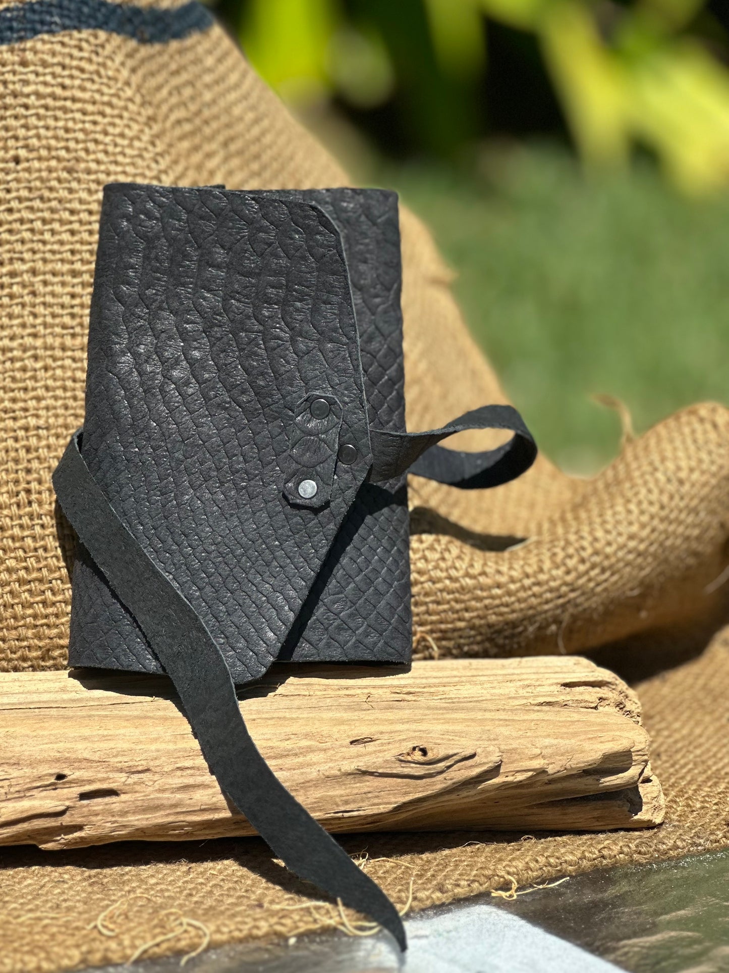 Little Black Leather Notebook
