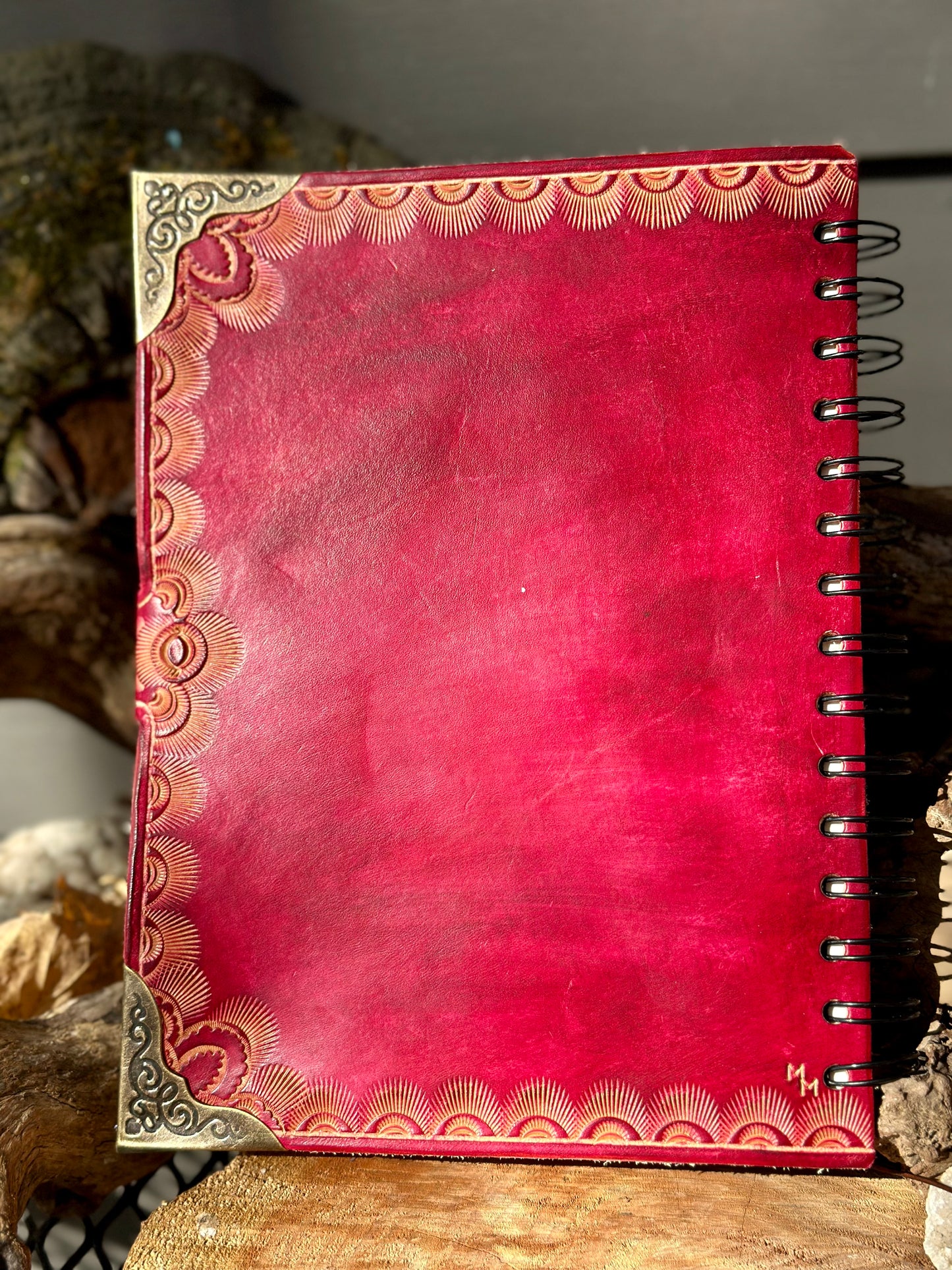 Leather Mandala Sketchbook / Journal