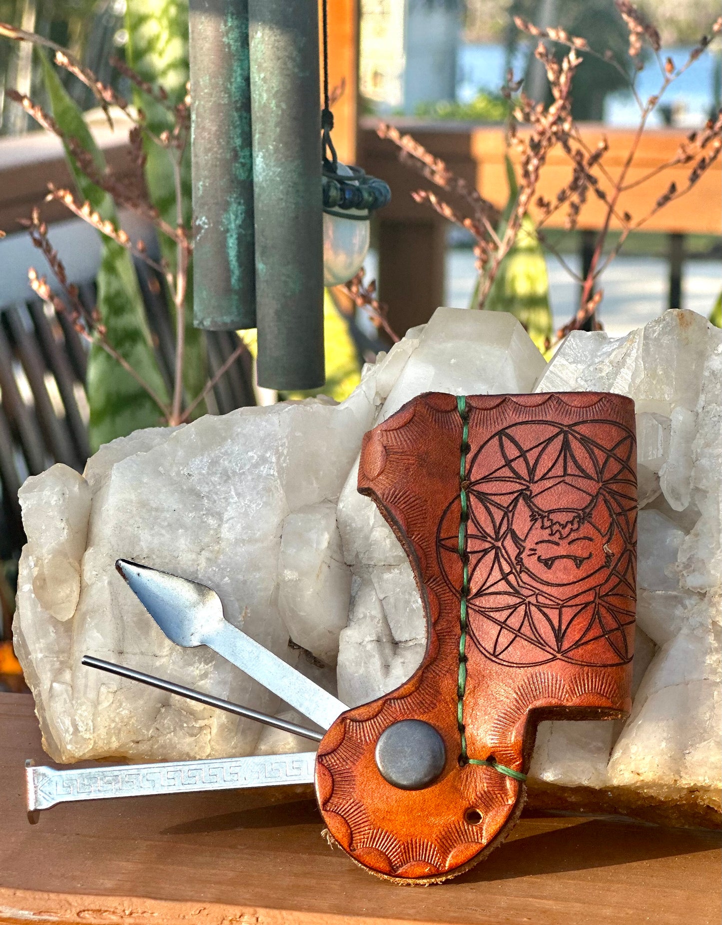 MJ Leather Picker-Packer-Poker Lighter Case