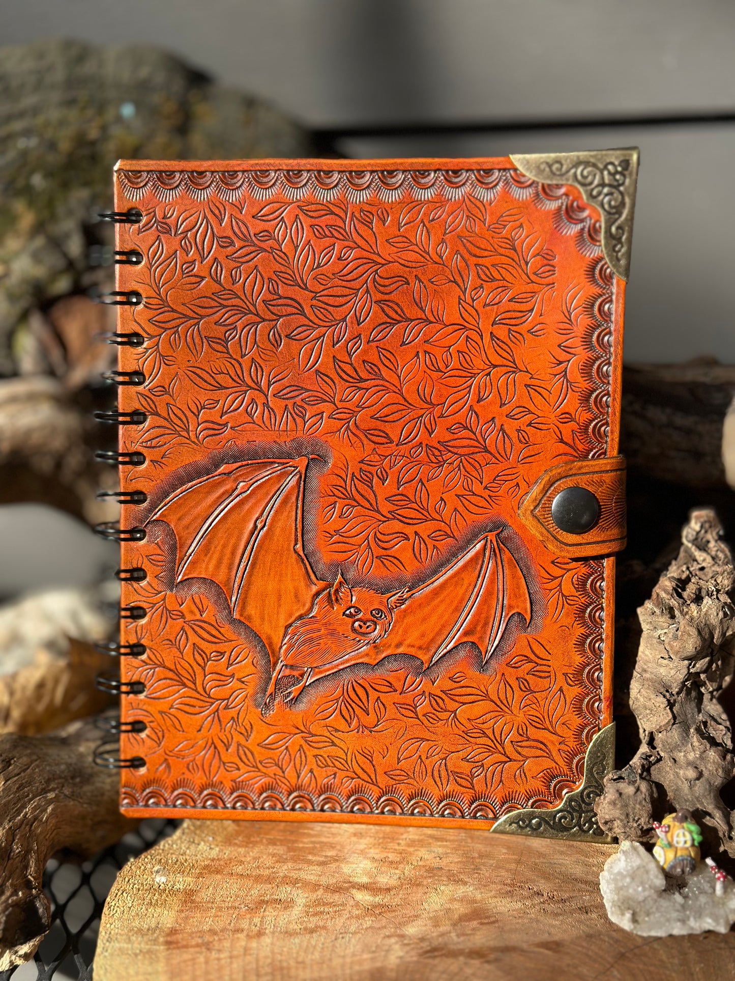 Leather Bat Sketchbook / Journal