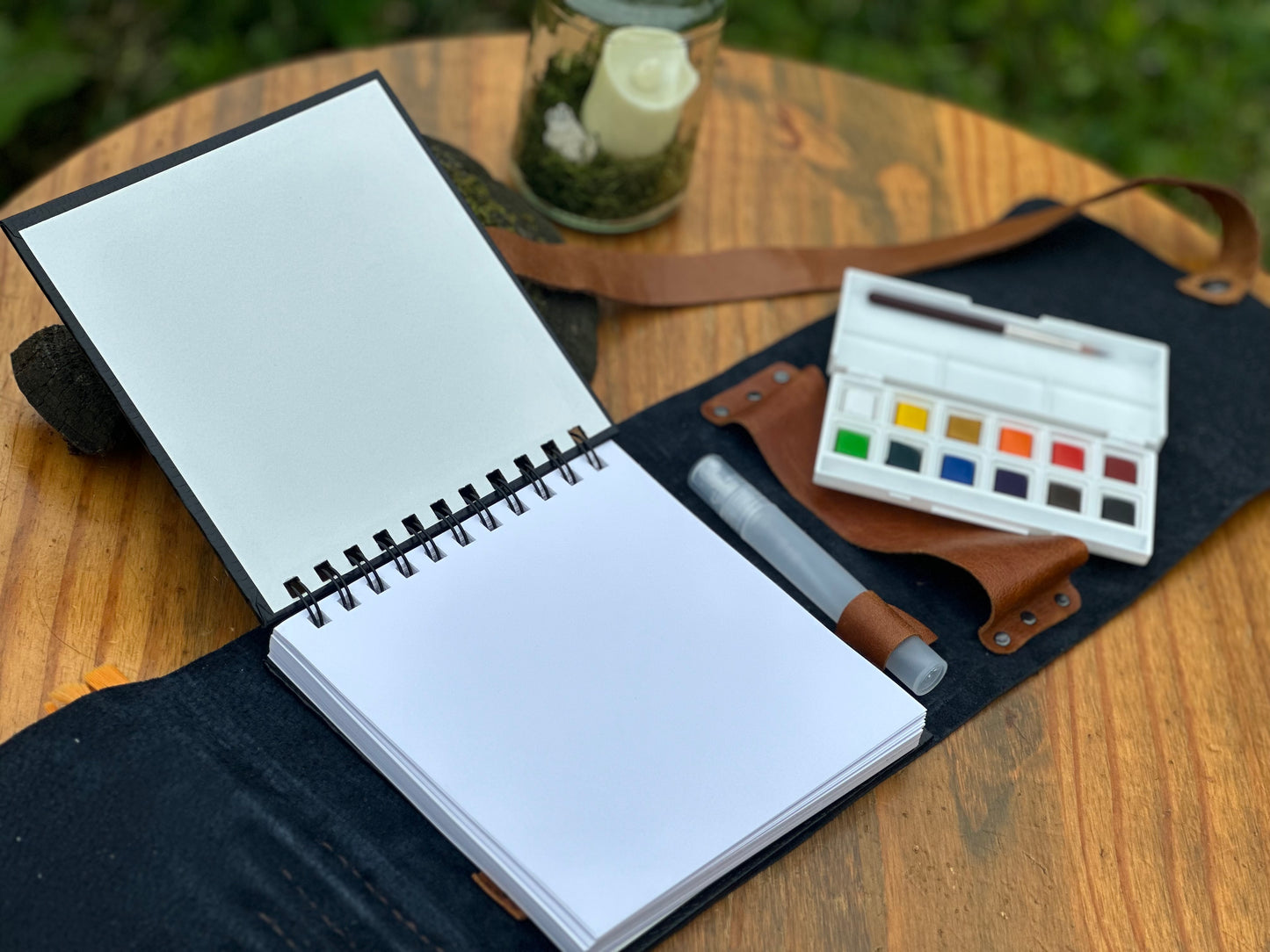 Leather On-The-Go Artist Set- Watercolor