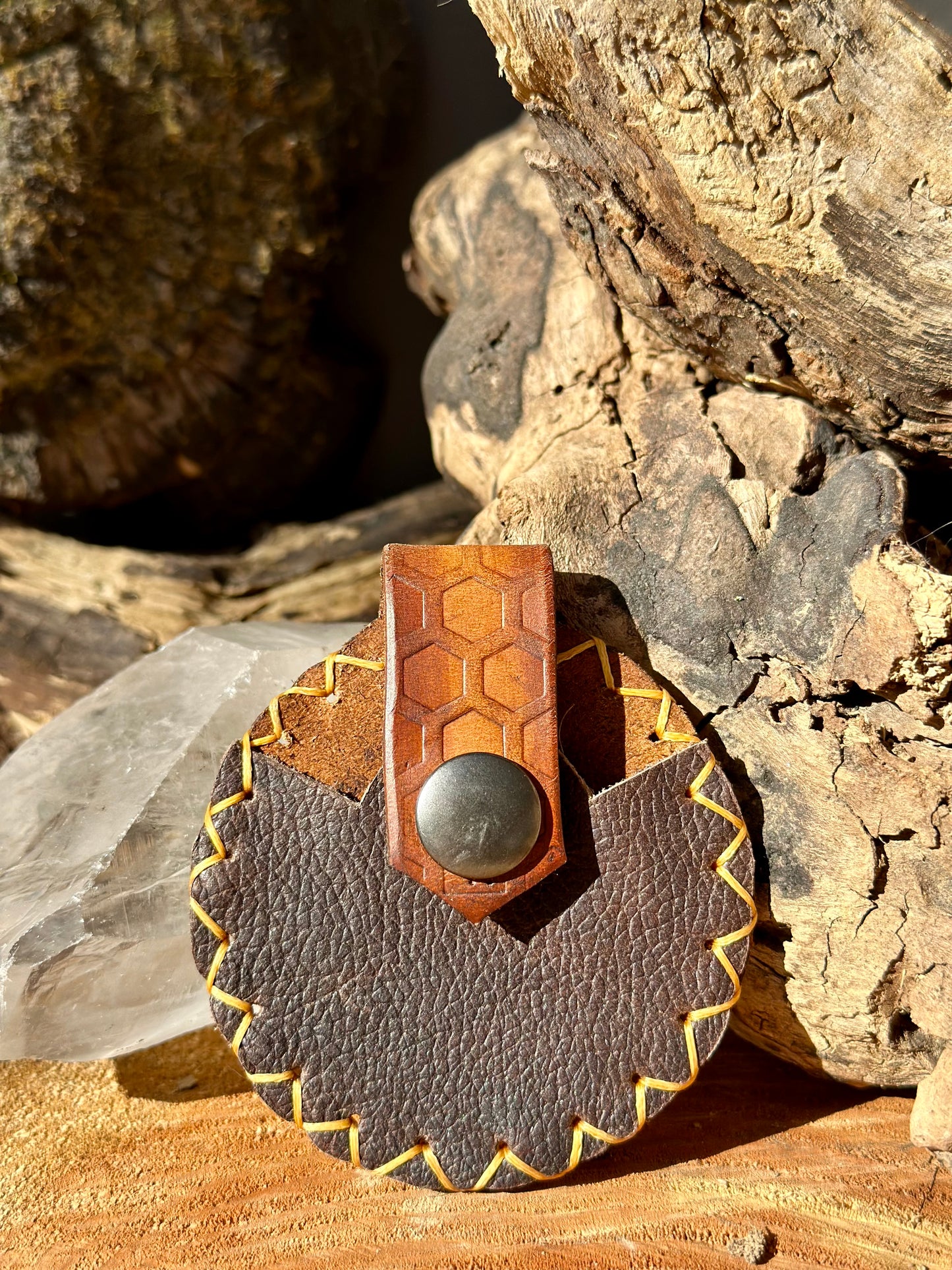 Bee Stash-tag Pouch