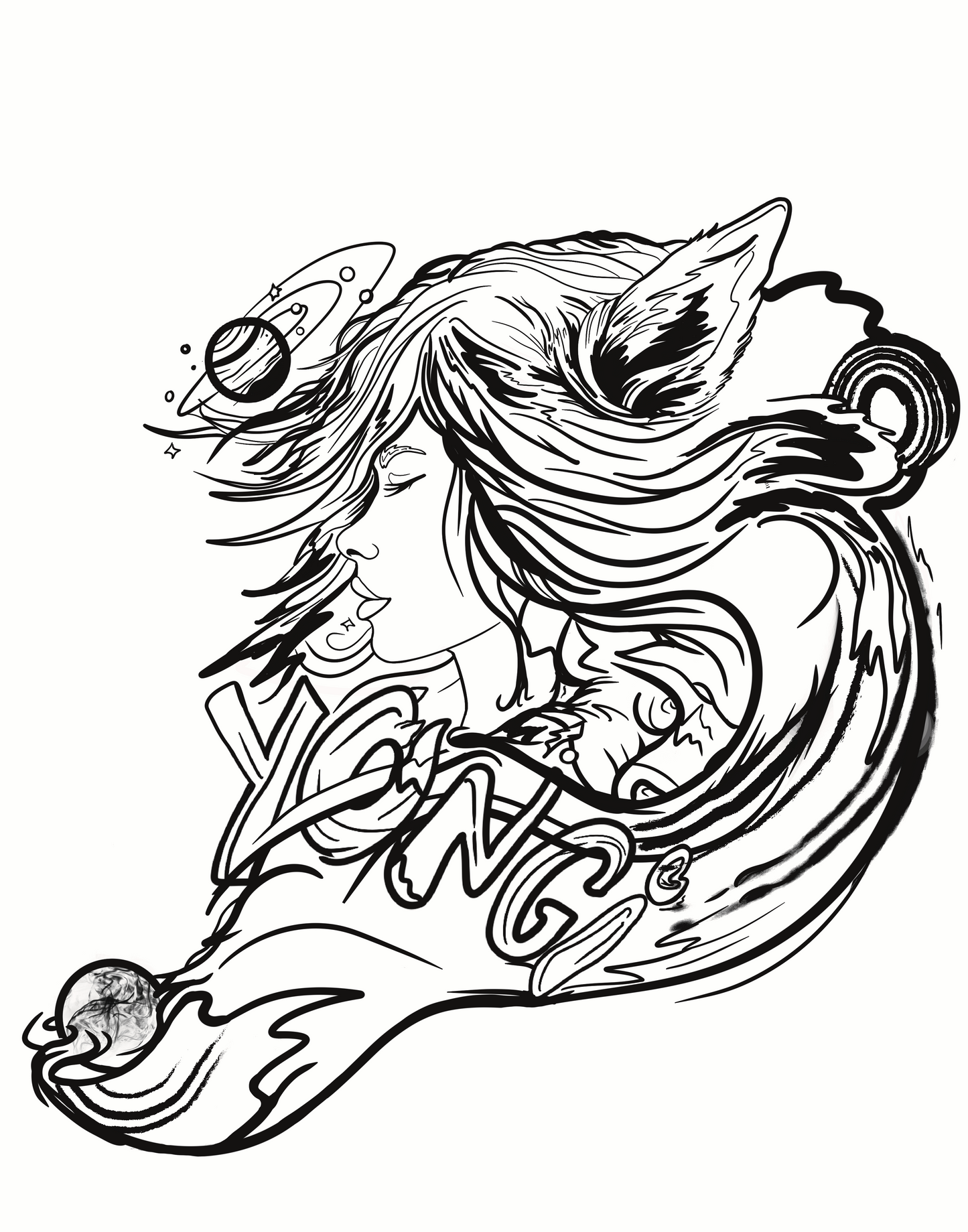 Yongi Music Coloring Page