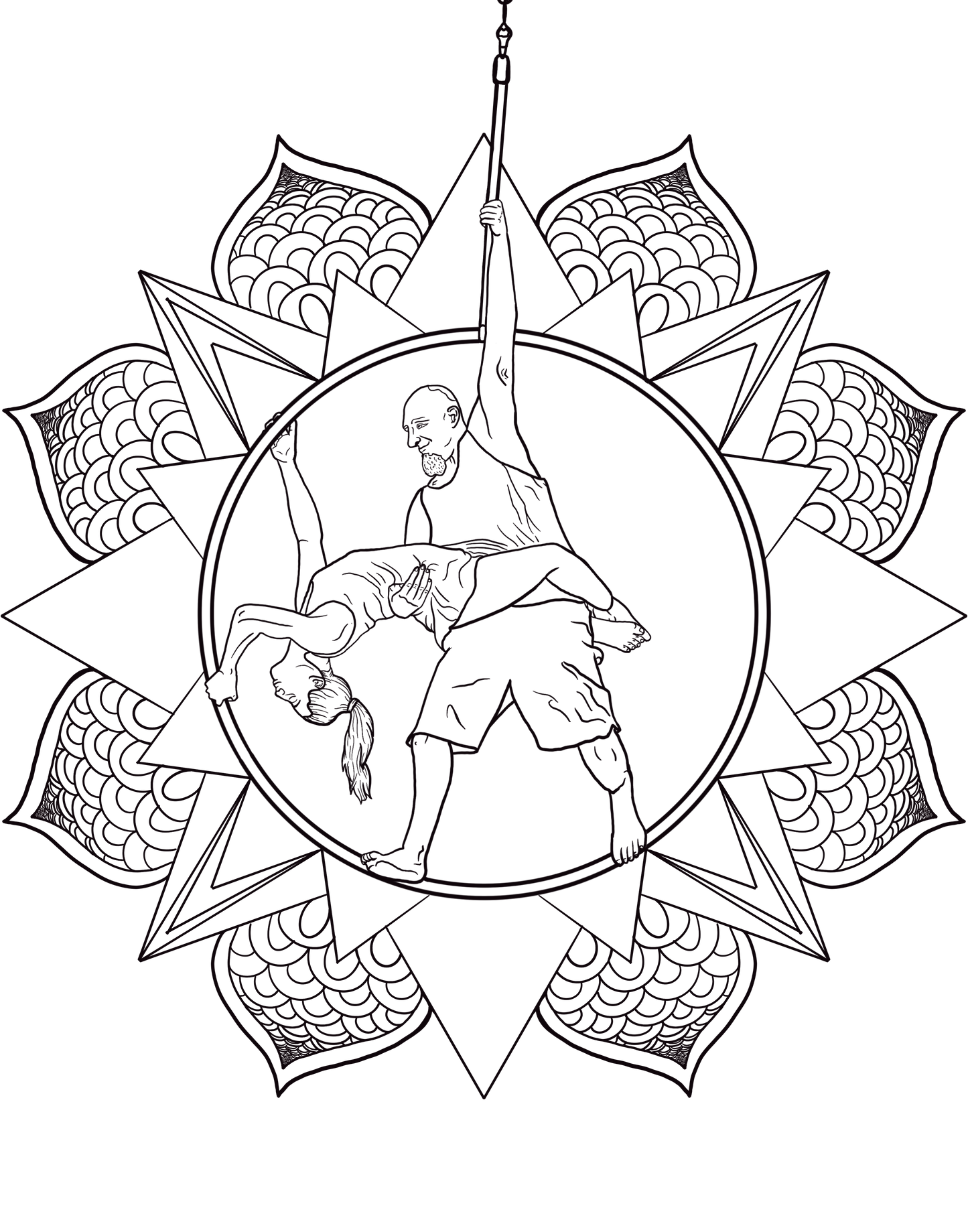 ReKinection Ariel Artists - Mike & Laura Coloring Page