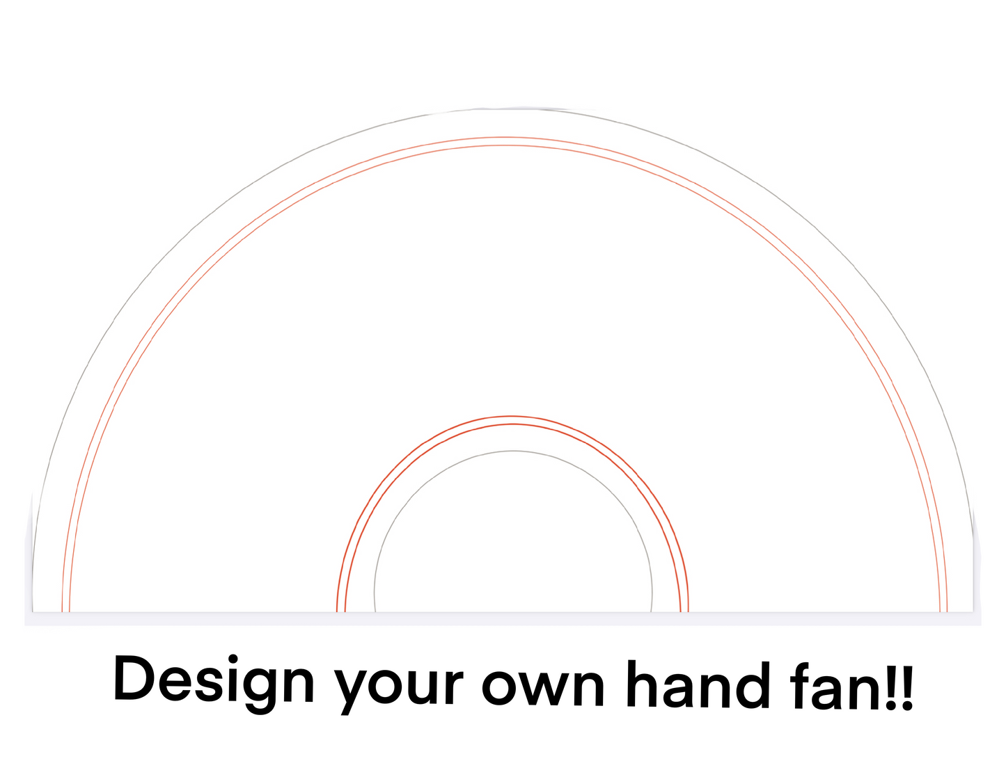 Design Your Own Hand Fan Coloring Page