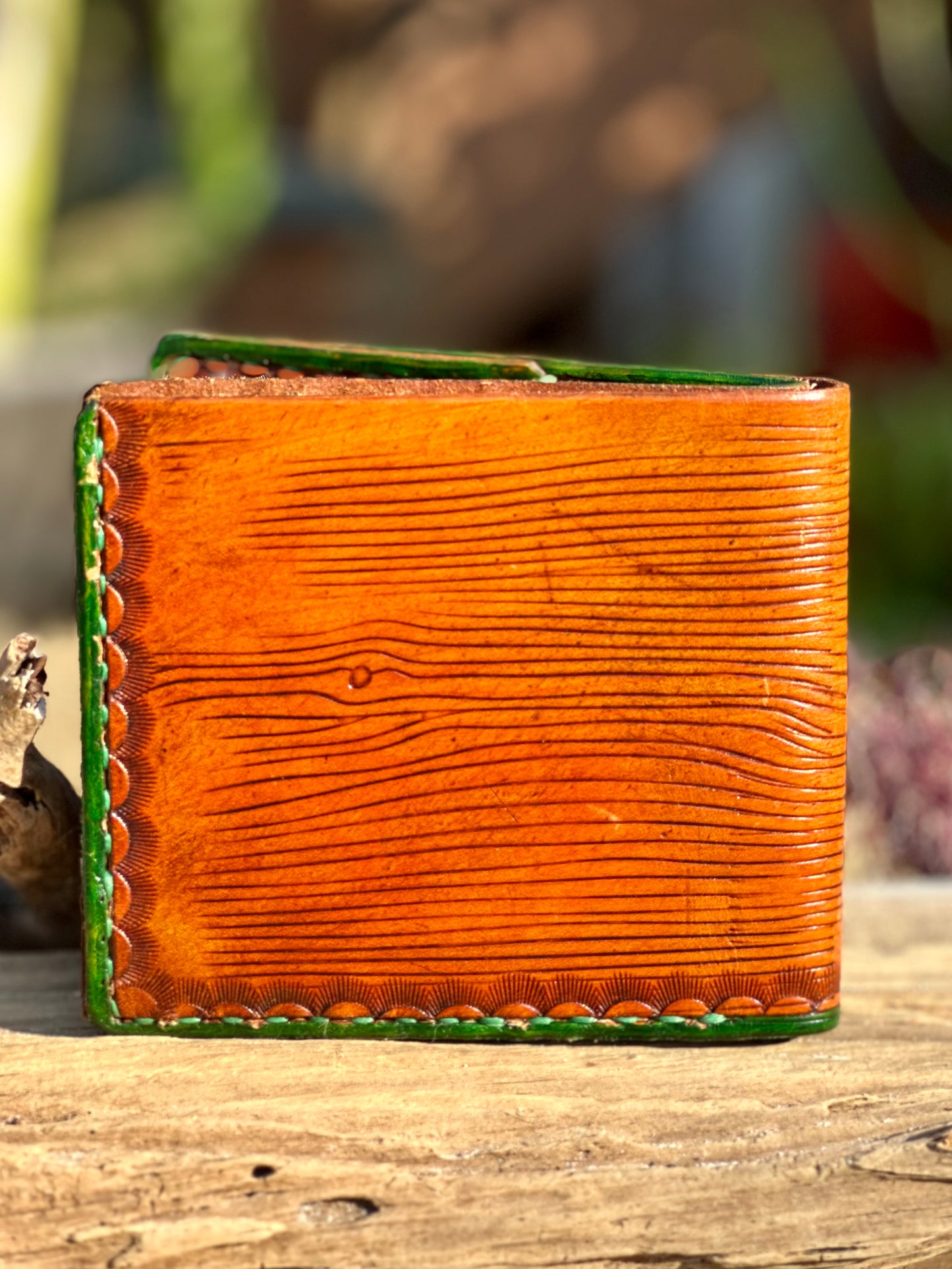 Leather Rabbit Bifold Wallet