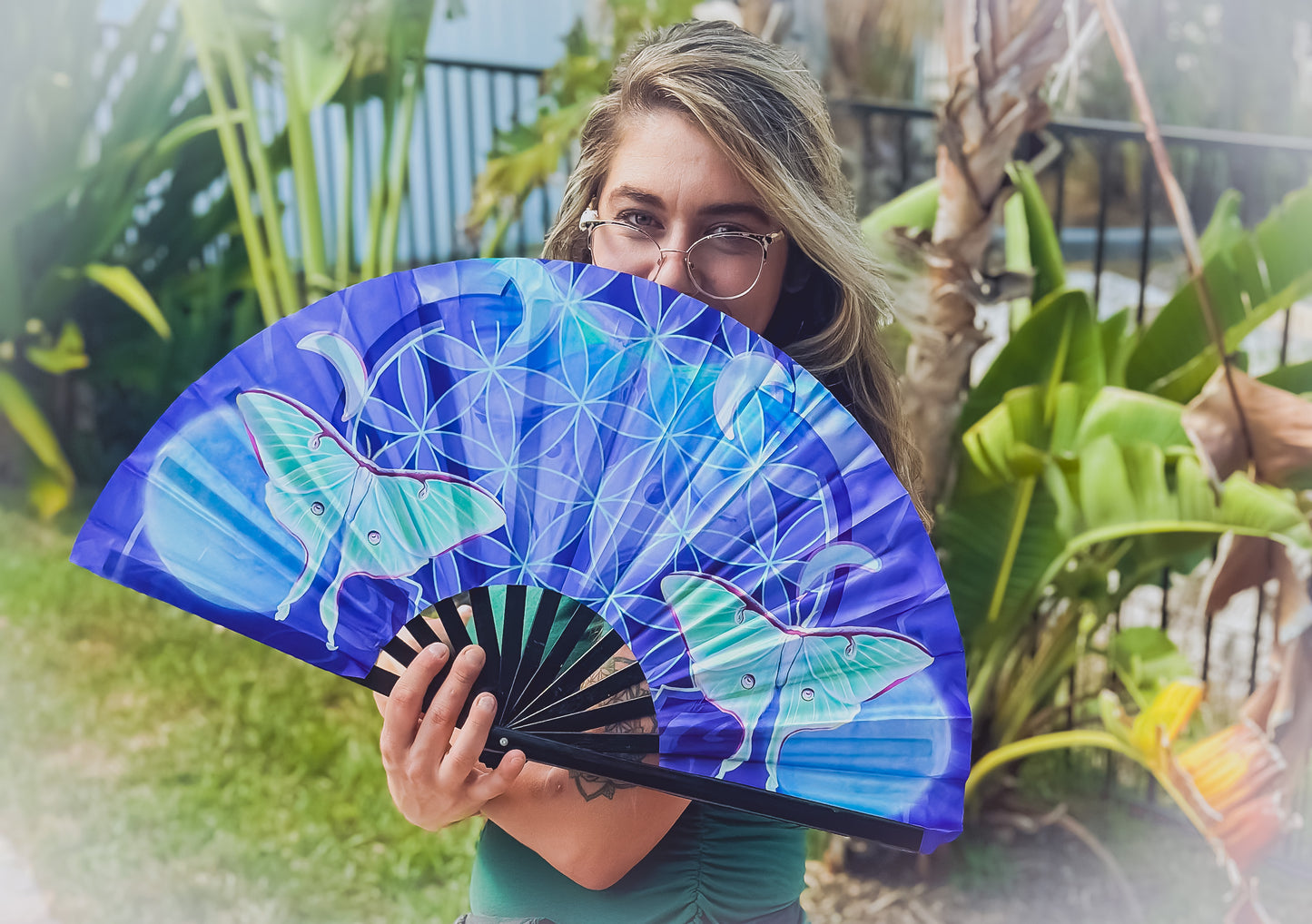 Leather Sun Fan Sheath