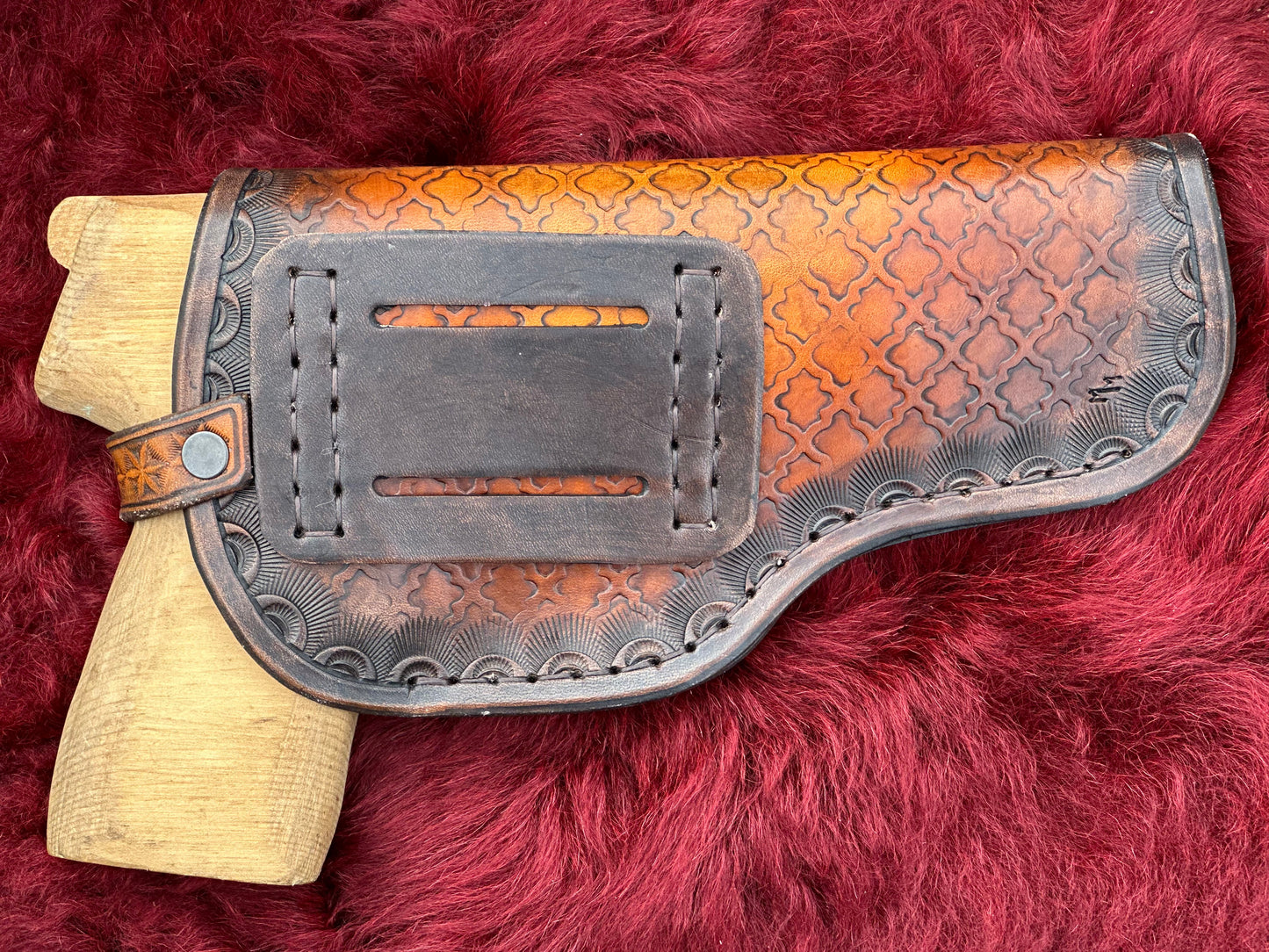 Leather Left Handed Gun Holster
