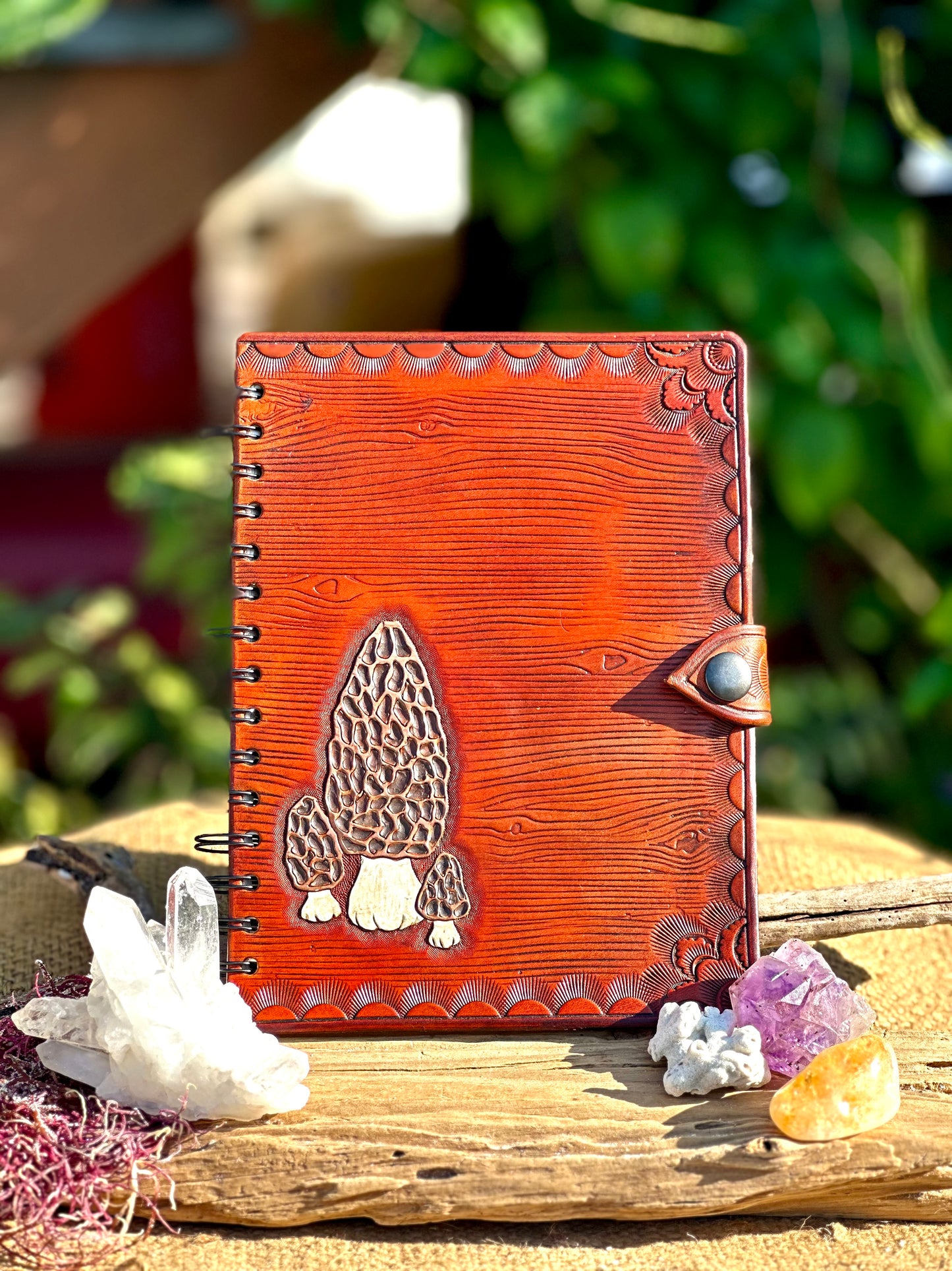 Leather Morel Sketchbook / Journal