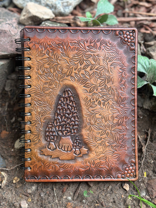 Leather Morel Sketchbook / Journal
