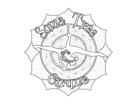 Soma Tree Cirque Coloring Page