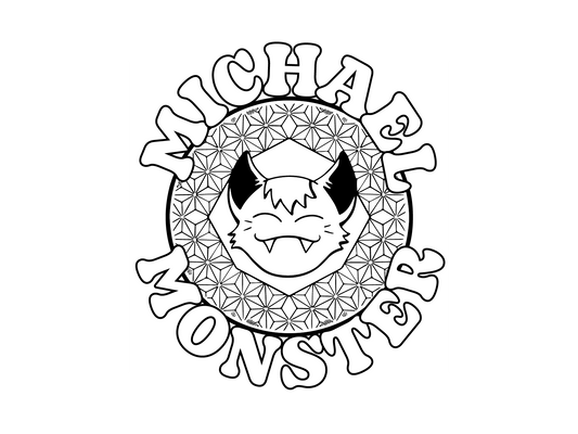 Michael Monster Coloring Page