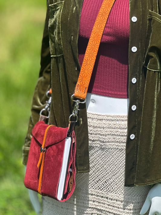 Leather Travel Paint Bag - Watercolor