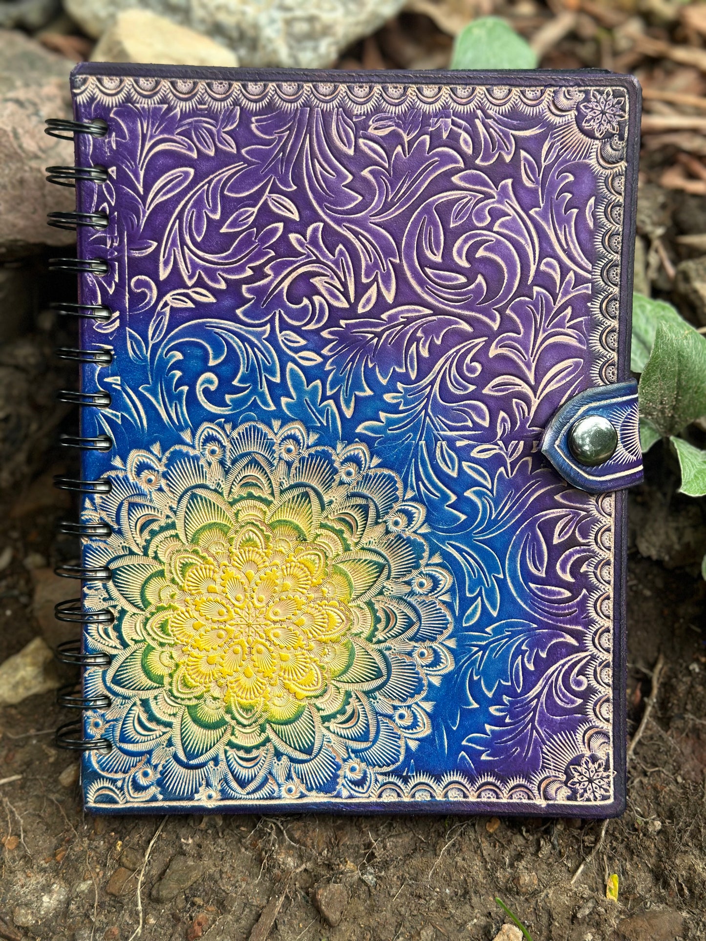 Leather Mandala Sketchbook / Journal