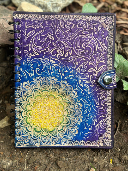 Leather Mandala Sketchbook / Journal