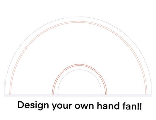 Design Your Own Hand Fan Coloring Page