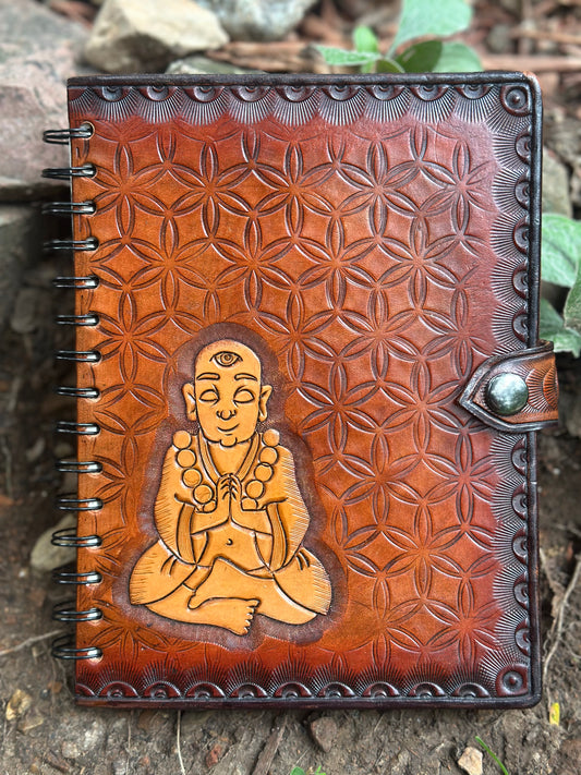 Buddha Leather Sketchbook / Journal
