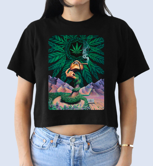 PRESALE *** “Mary Jane” by Amber Elaine Cropped Tshirt