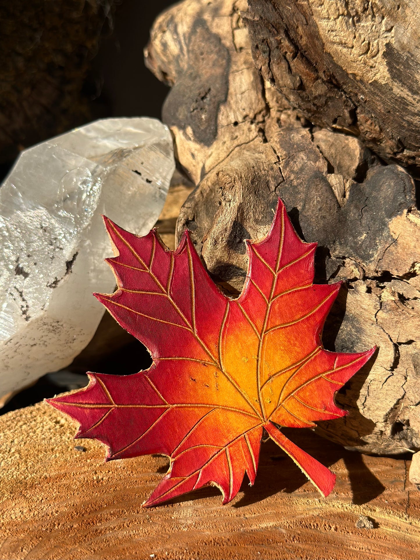 Fall Leaf Hair Barrette