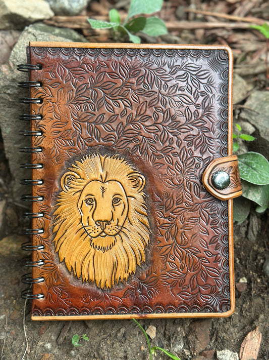 Leather Lion Sketchbook / Journal