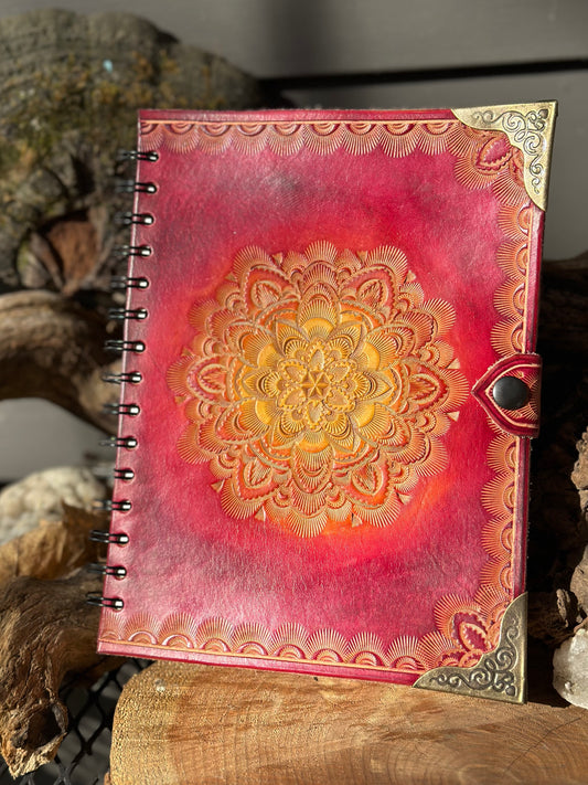 Leather Mandala Sketchbook / Journal