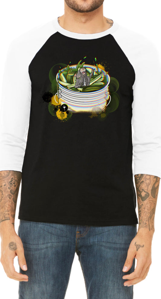 Pickle Rat 3/4-Sleeve Baseball T-Shirt